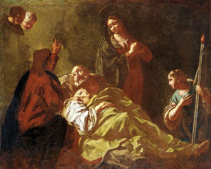 Giovanni Battista Piazzetta Death of Joseph Norge oil painting art